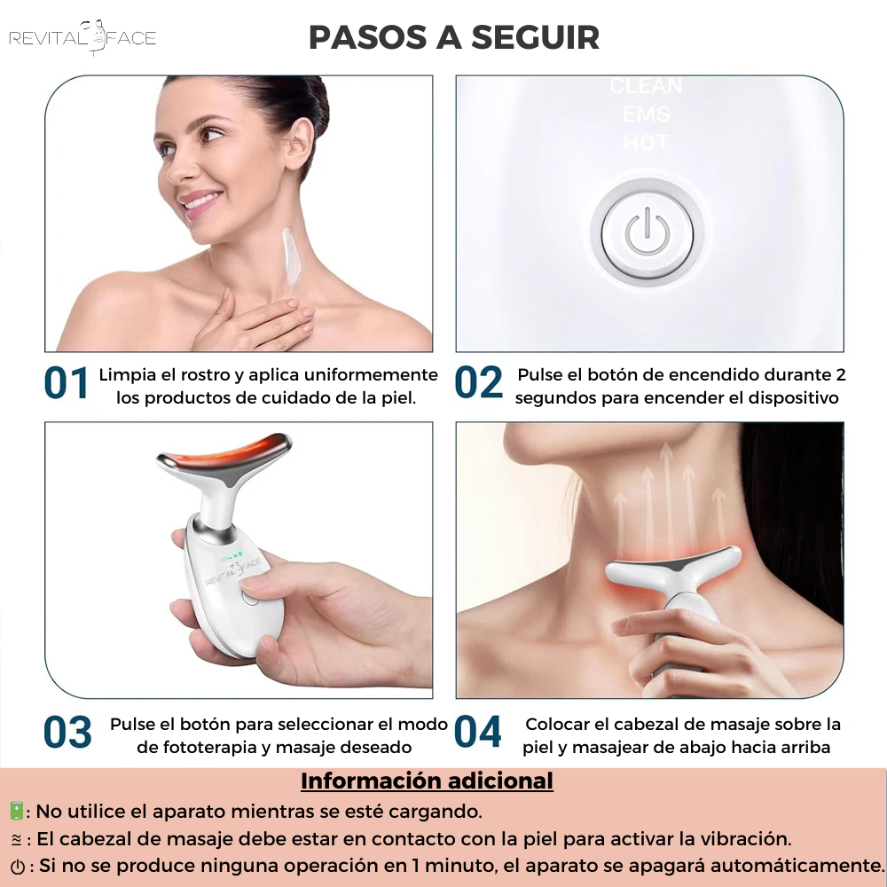 Revitalface™- Dispositivo de Masaje Facial Premium.¡Descubre su poder en tu piel!